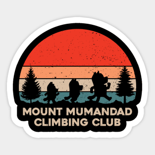 Mount Mumandad Climbing Club Sticker